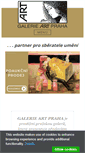 Mobile Screenshot of galerie-art-praha.cz